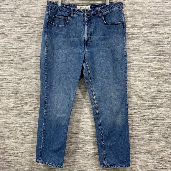 Classic Fit Denim - ☀️☀️ 16P Classic Fit Straight Leg Jeans – 100% Cotton Dark Stone Wash